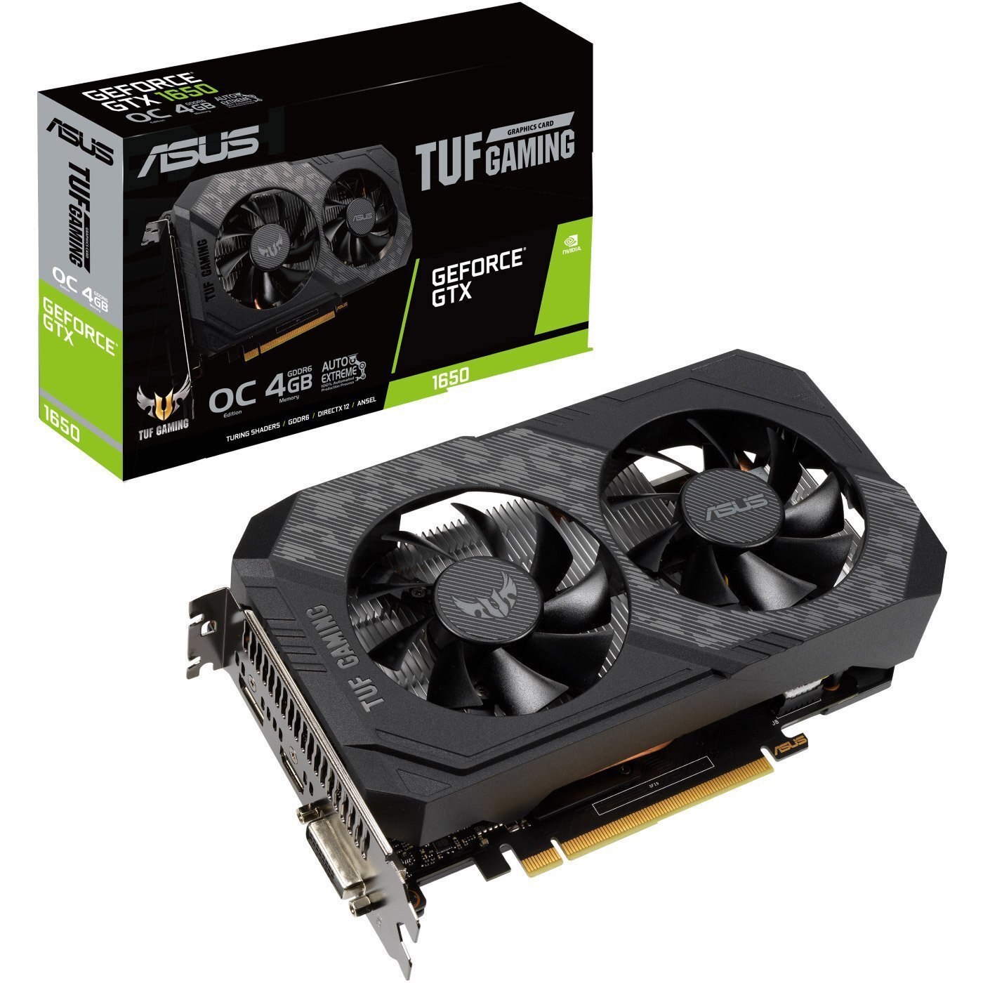 

ASUS GeForce GTX1650 TUF OC GAMING (TUF-GTX1650-O4GD6-P-GAM)