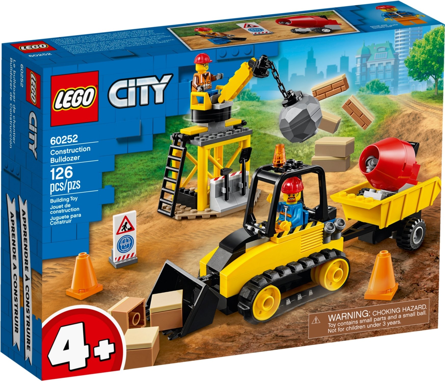 

LEGO City Строительный бульдозер (60252)
