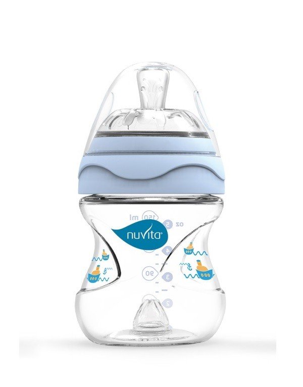 

NUVITA Mimic 150мл. 0м+ Антиколиковая, голубая (NV6010Blue)