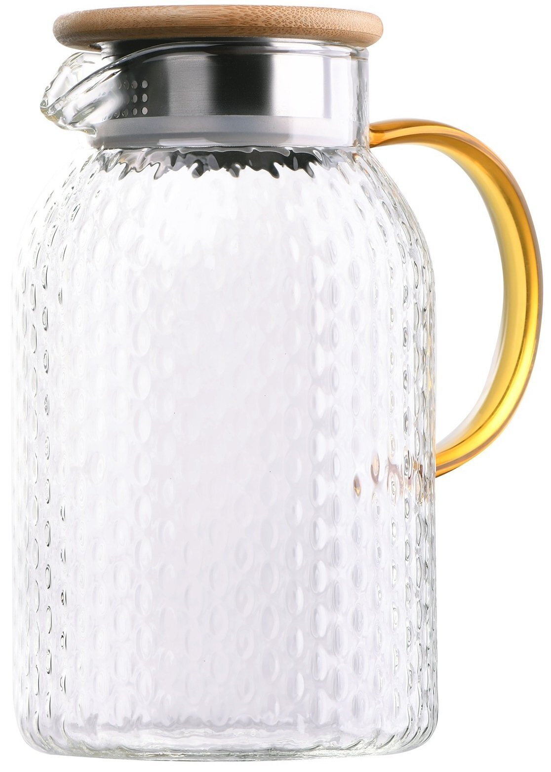 

ARDESTO Dew с бамбуковой крышкой, 1500 мл (AR2615PG), Прозрачный