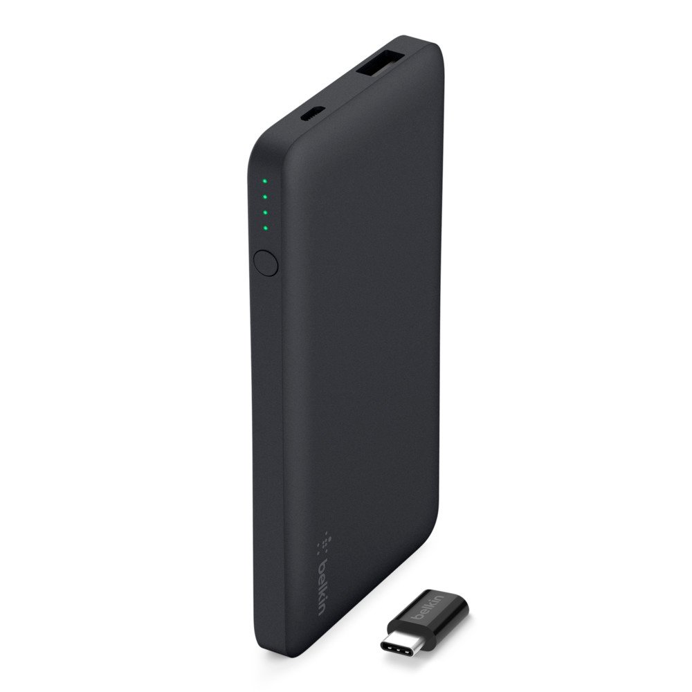 

BELKIN 5000mAh, Pocket Power 5V 2.4A, USB-C adapter, black (F7U019BTBLKBE)