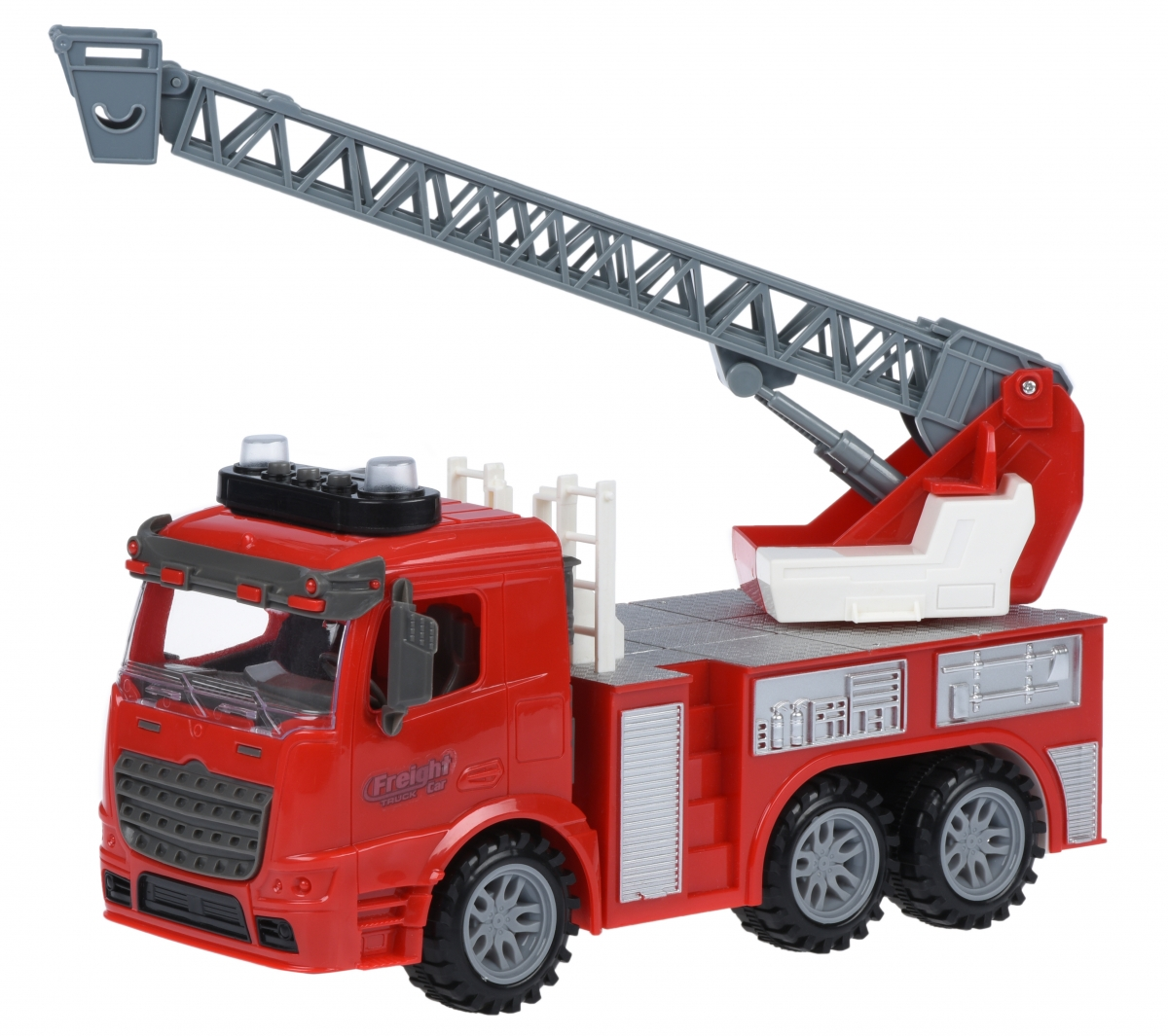 

Same Toy Truck Пожарная машина с лестницей со светом и звуком (98-616AUt), Красный