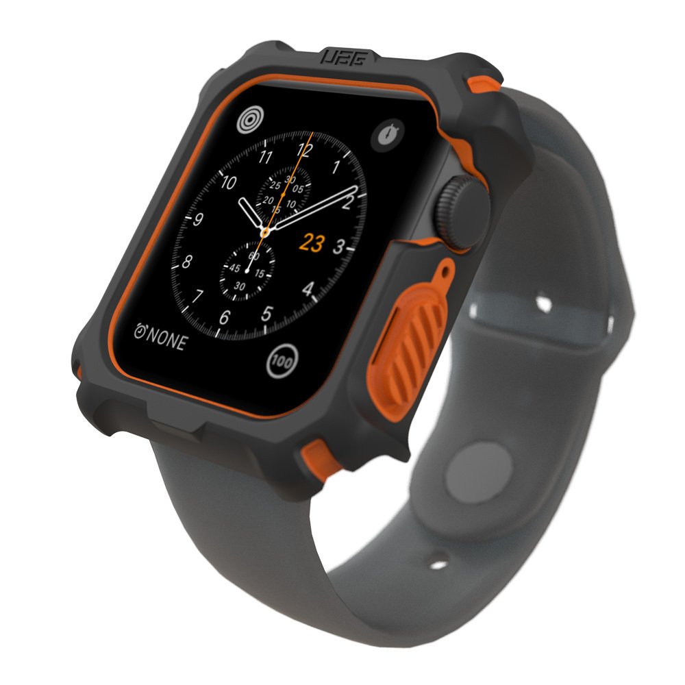 

UAG для APPLE Watch 44 Case Black/Orange (19148G114097)