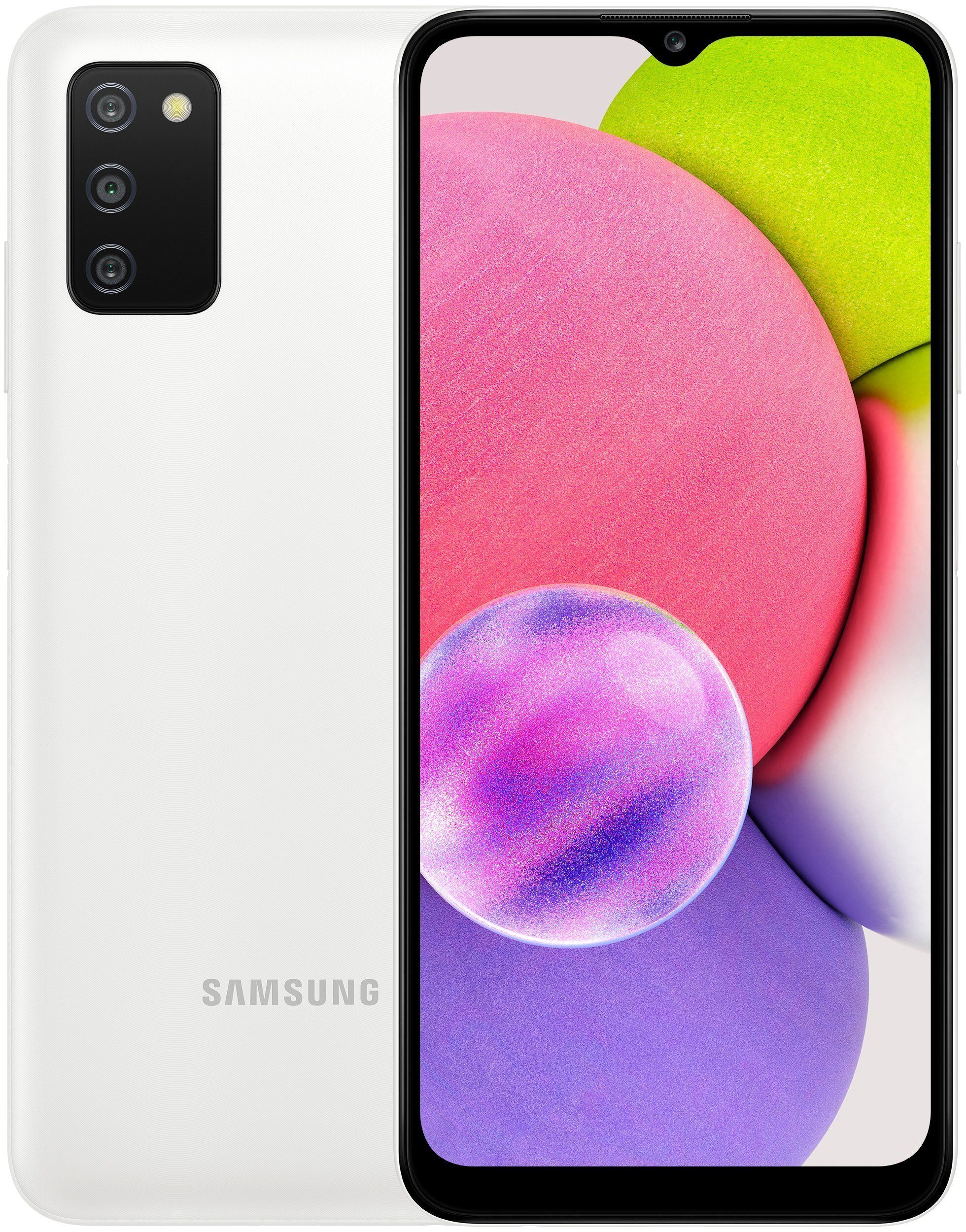 

SAMSUNG Galaxy A03s 3/32Gb White, Белый