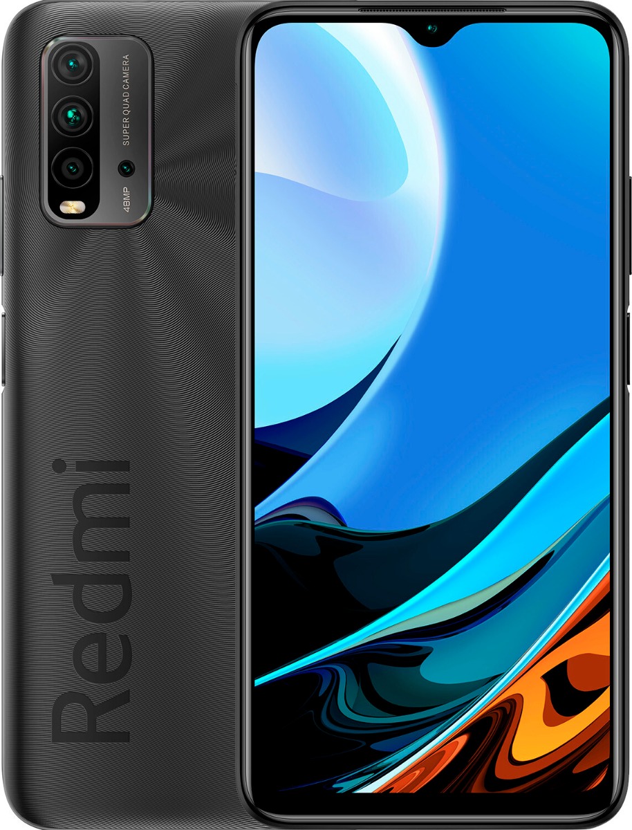 

XIAOMI Redmi 9T 4/64Gb Carbon Gray, Cерый