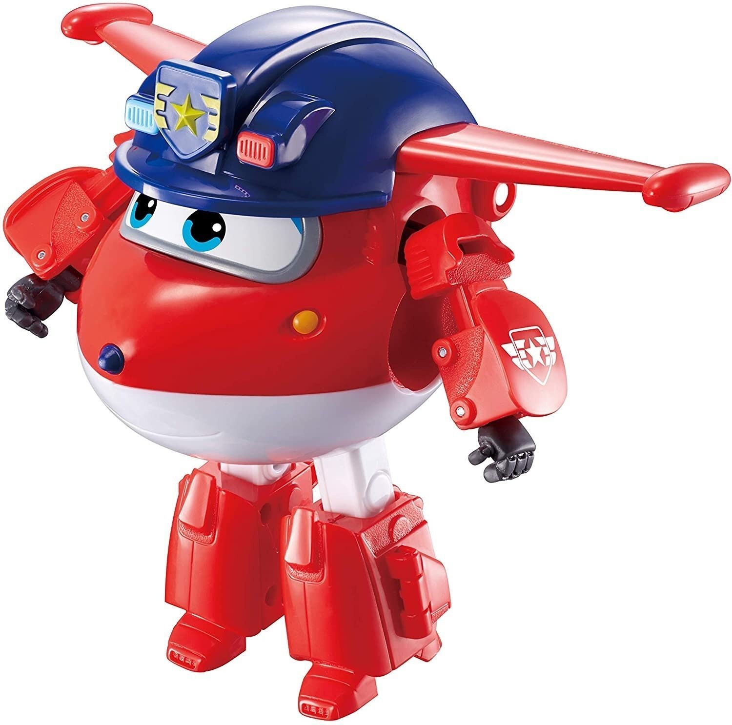 

Super Wings Transforming Police Jett, Джетт полицейский (EU730231), Красный