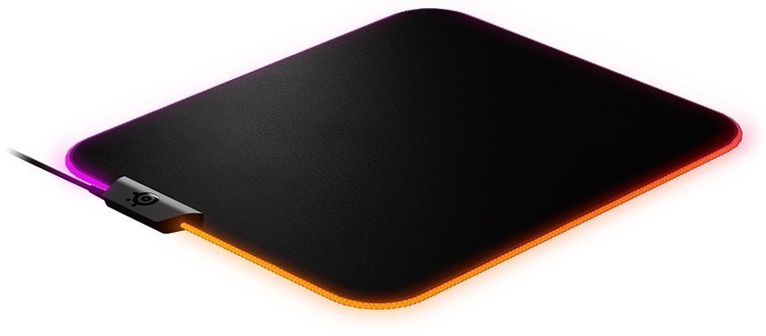 

STEELSERIES QcK Prism Cloth Medium RGB Black (63825_SS), Чёрный