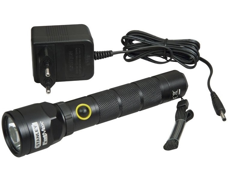 

Stanley FatMax Aluminium Torch Rechargeable (1-95-154), Чёрный
