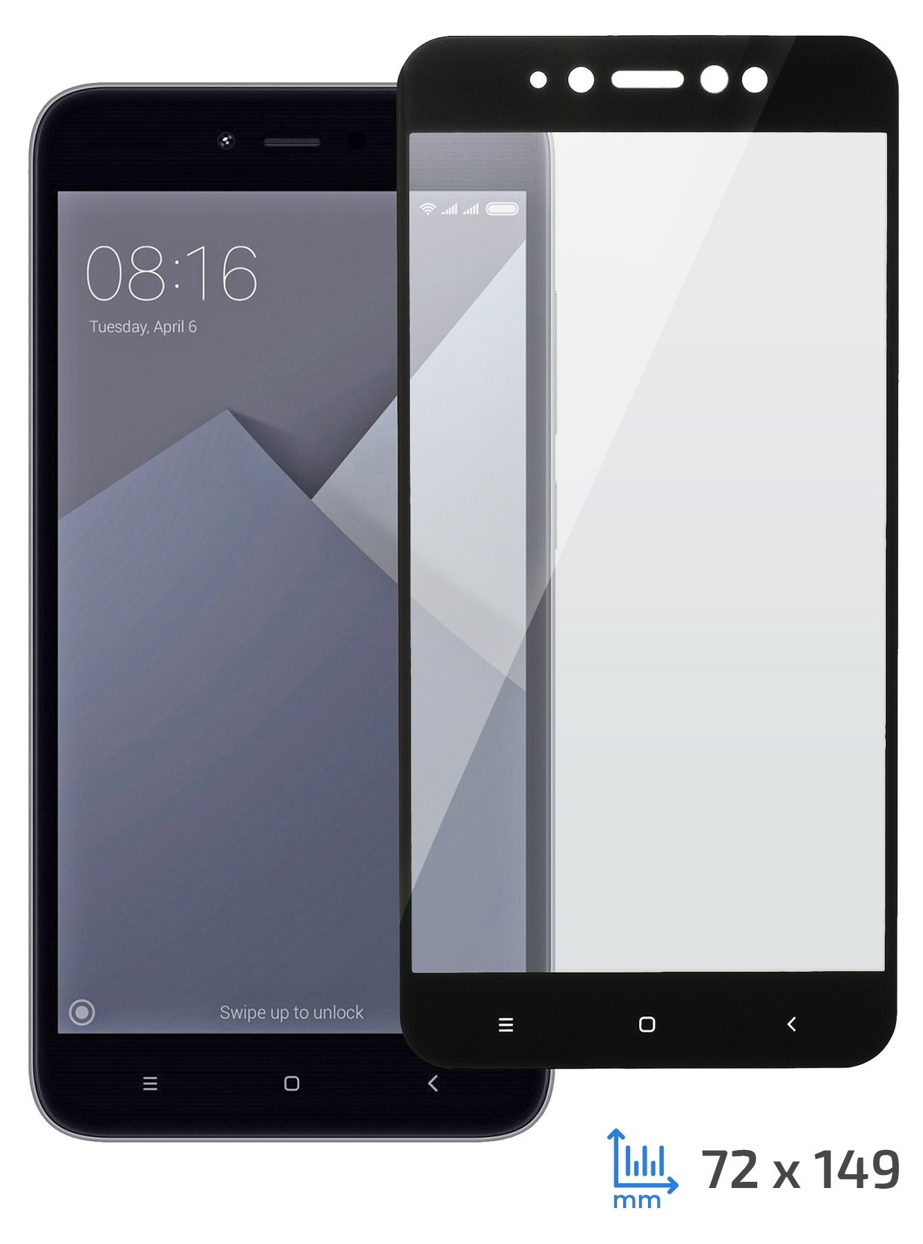 

2E Xiaomi Redmi Note 5A 2.5D black color border (2E-TGMI-RN5A)