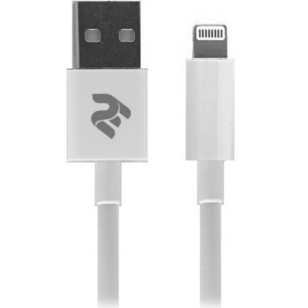 

2E USB 2.4 to Lightning Cable Molding Type 1m White (2E-CCLAB-WT), Белый