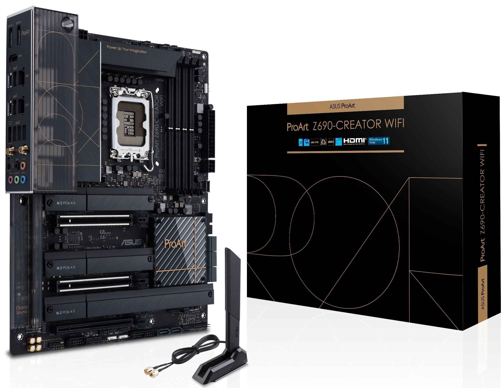 

ASUS PROART Z690-CREATOR WIFI, Чёрный