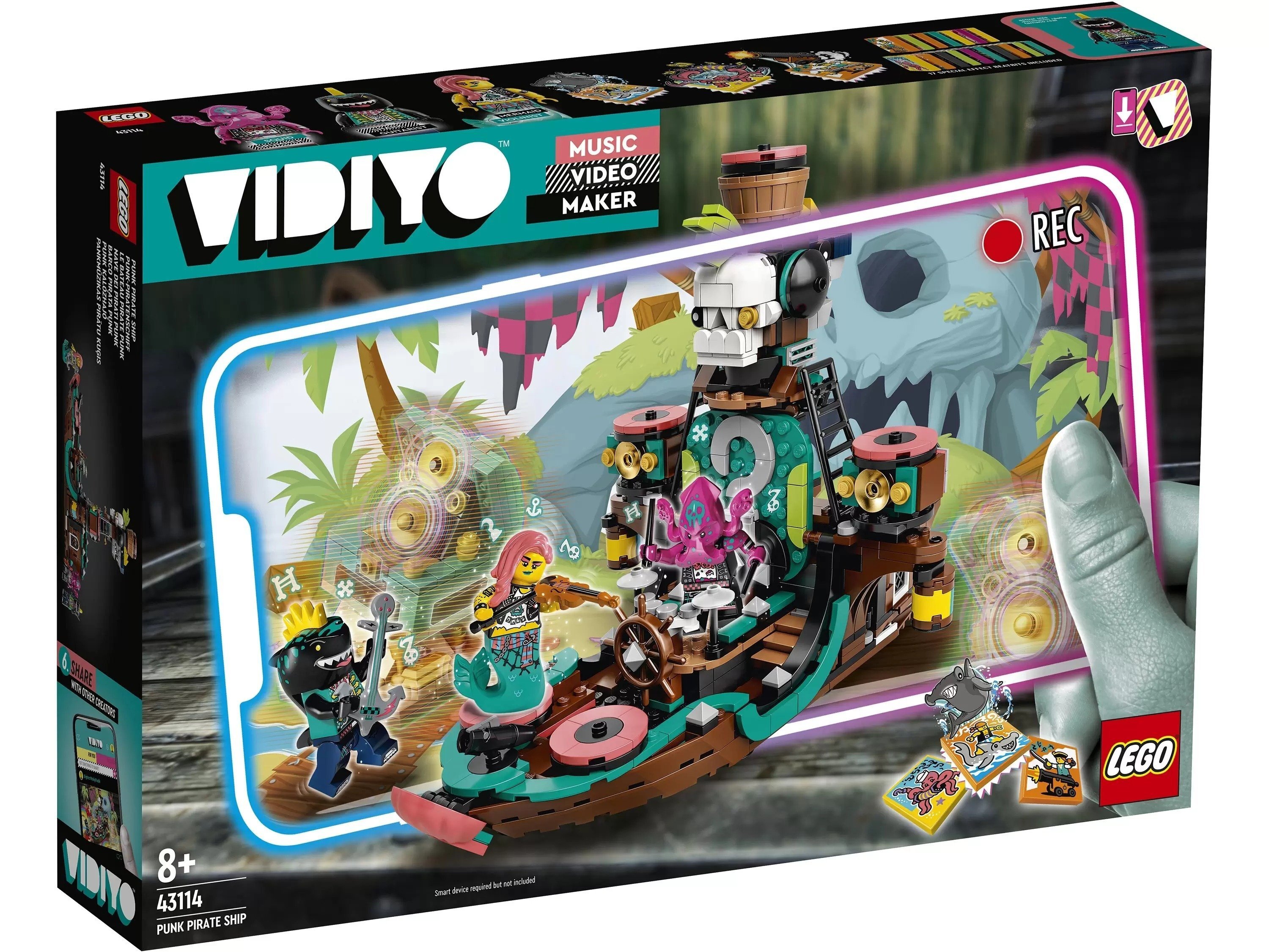 

LEGO VIDIYO Punk Pirate Ship (Корабль Пирата Панка) (43114)