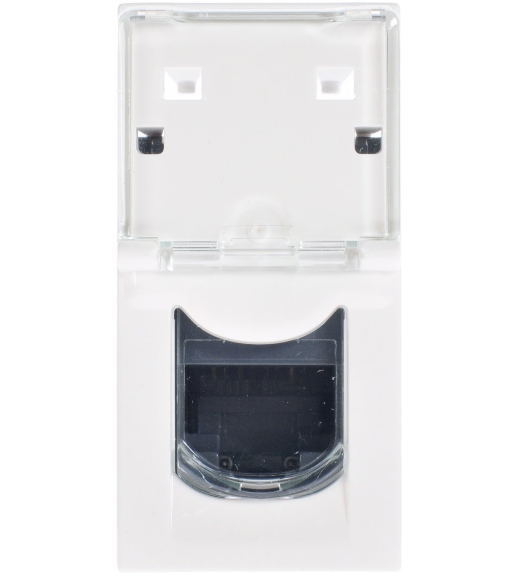 

MOSAIC Legrand розетка информационная RJ45 UTP кат.6 LCS2 (1 модуль), белый