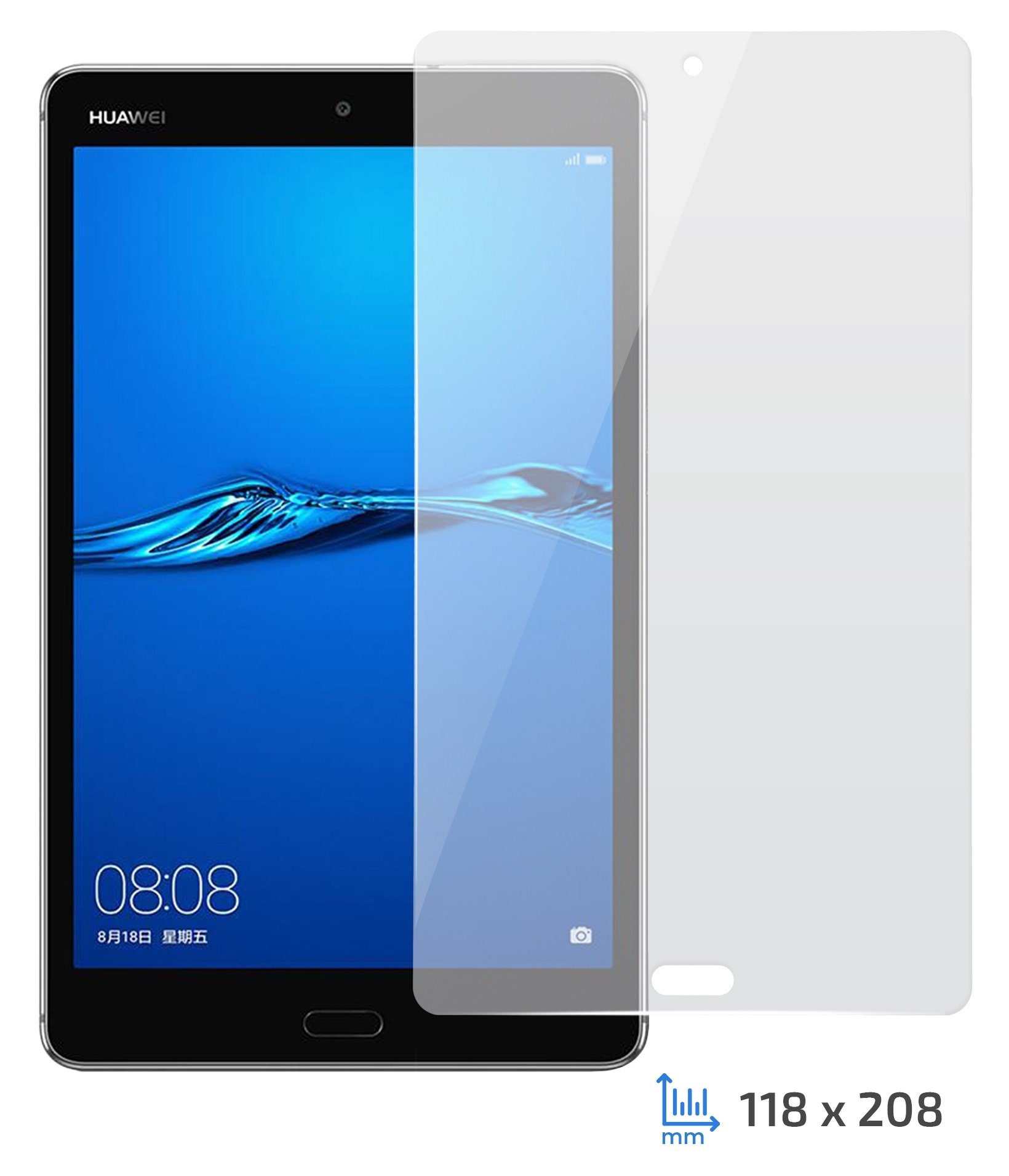 

2Е HUAWEI MediaPad M3 Lite 8 2.5D clear (2E-TGHW-M3L8), Прозрачный