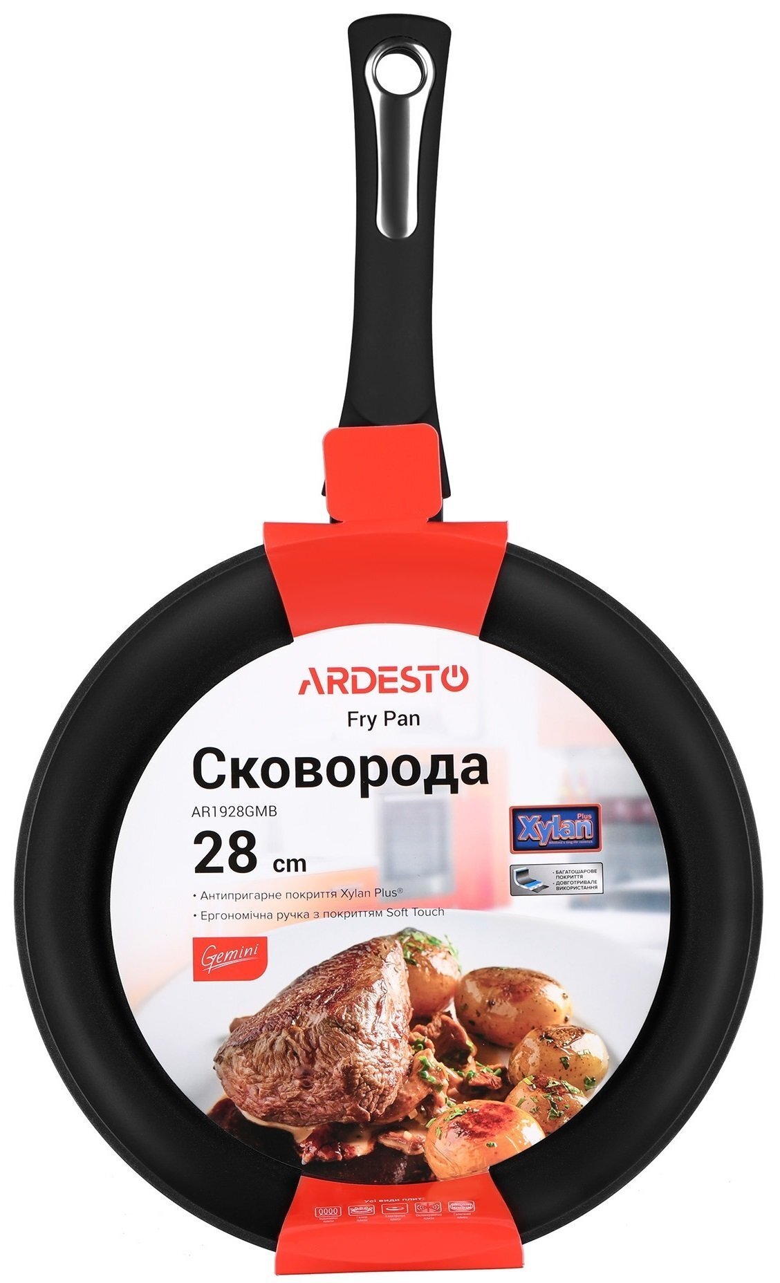 

ARDESTO Gemini 28 см, черный (AR1928GMB), Чёрный