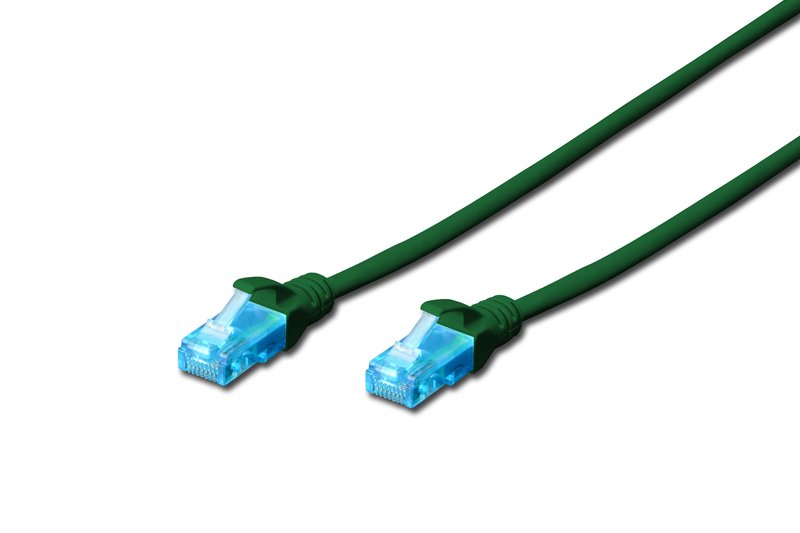 

DIGITUS CCA CAT 5e UTP, 0.5м, AWG 26/7, PVC, зеленый (DK-1512-005/G)