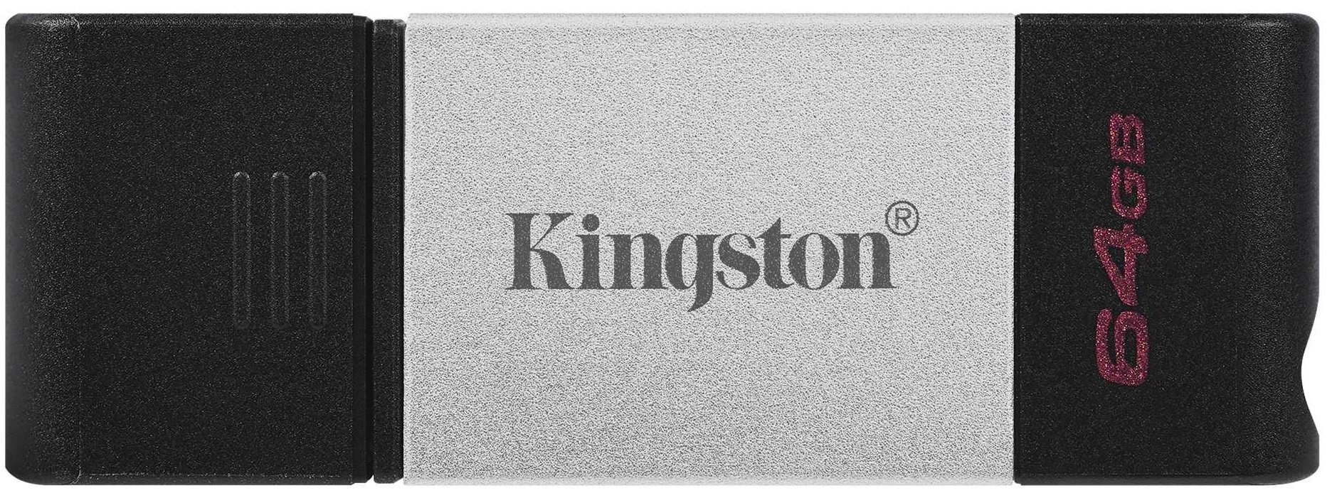 

KINGSTON DT80 USB-C 3.2 64GB (DT80/64GB), Серебристый
