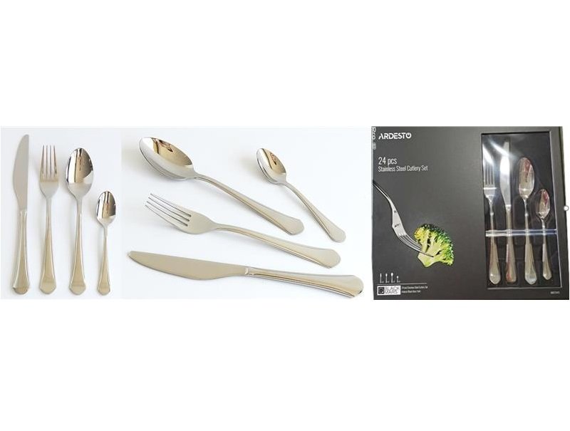 

ARDESTO Black Mars York 24 пр., нержавеющая сталь (AR0724YS)