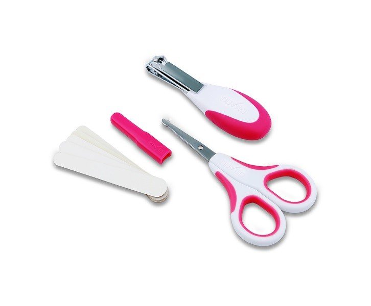 Акція на NUVITA 0м+ Розовый Безопасные ножнички с акс. (NV1138Pink) від Repka