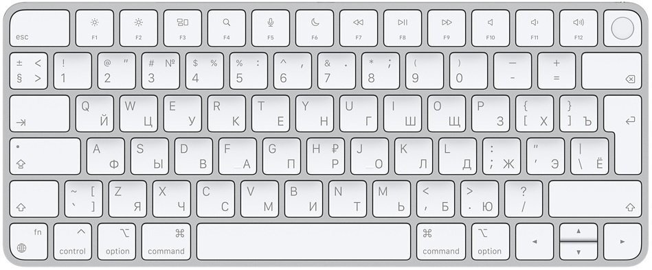 

APPLE Magic Keyboard with Touch ID for Mac computers with APPLE (MK293RS/A), Белый