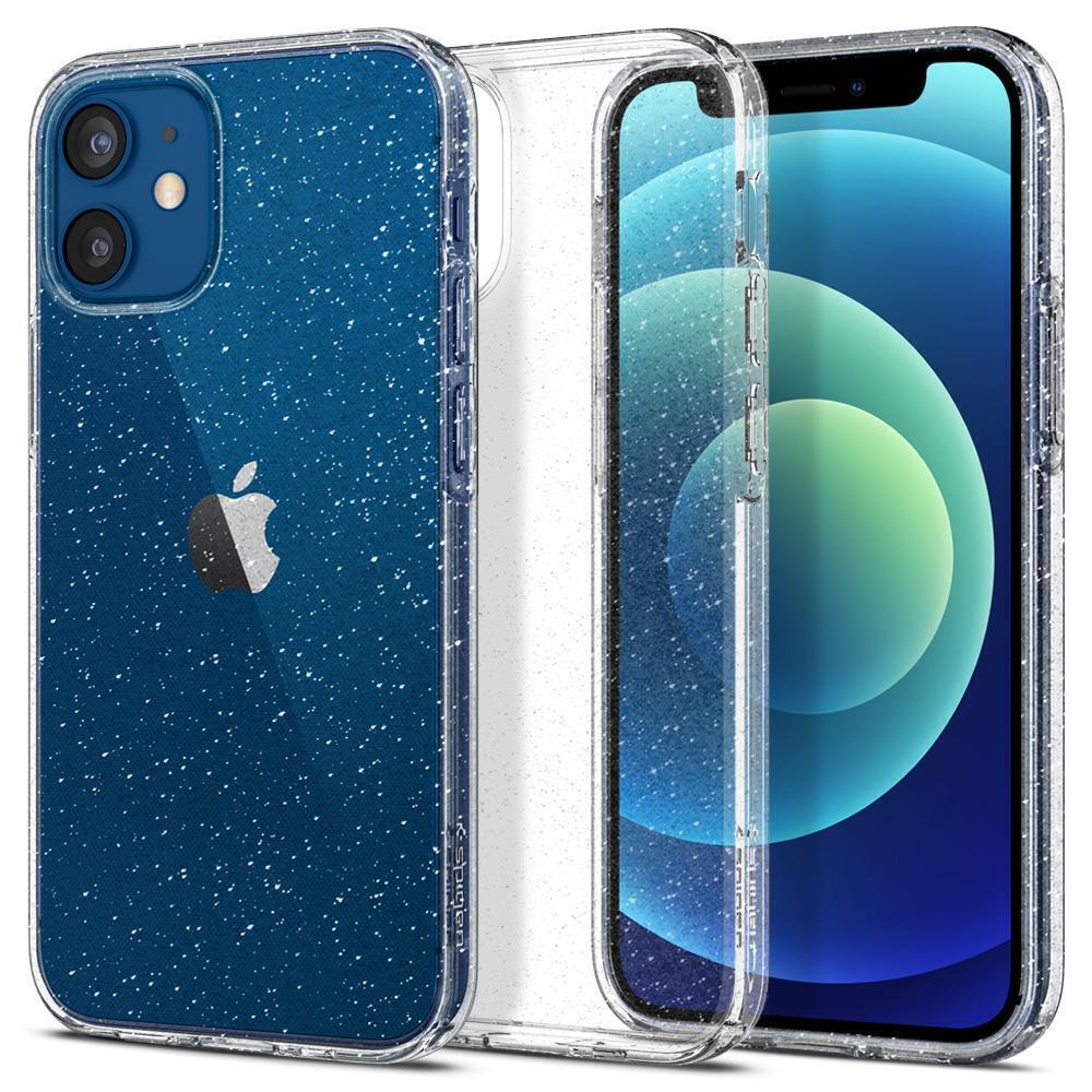 

Spigen для iPhone 12 mini Liquid Crystal Glitter Crystal Quartz (ACS01741), Прозрачный