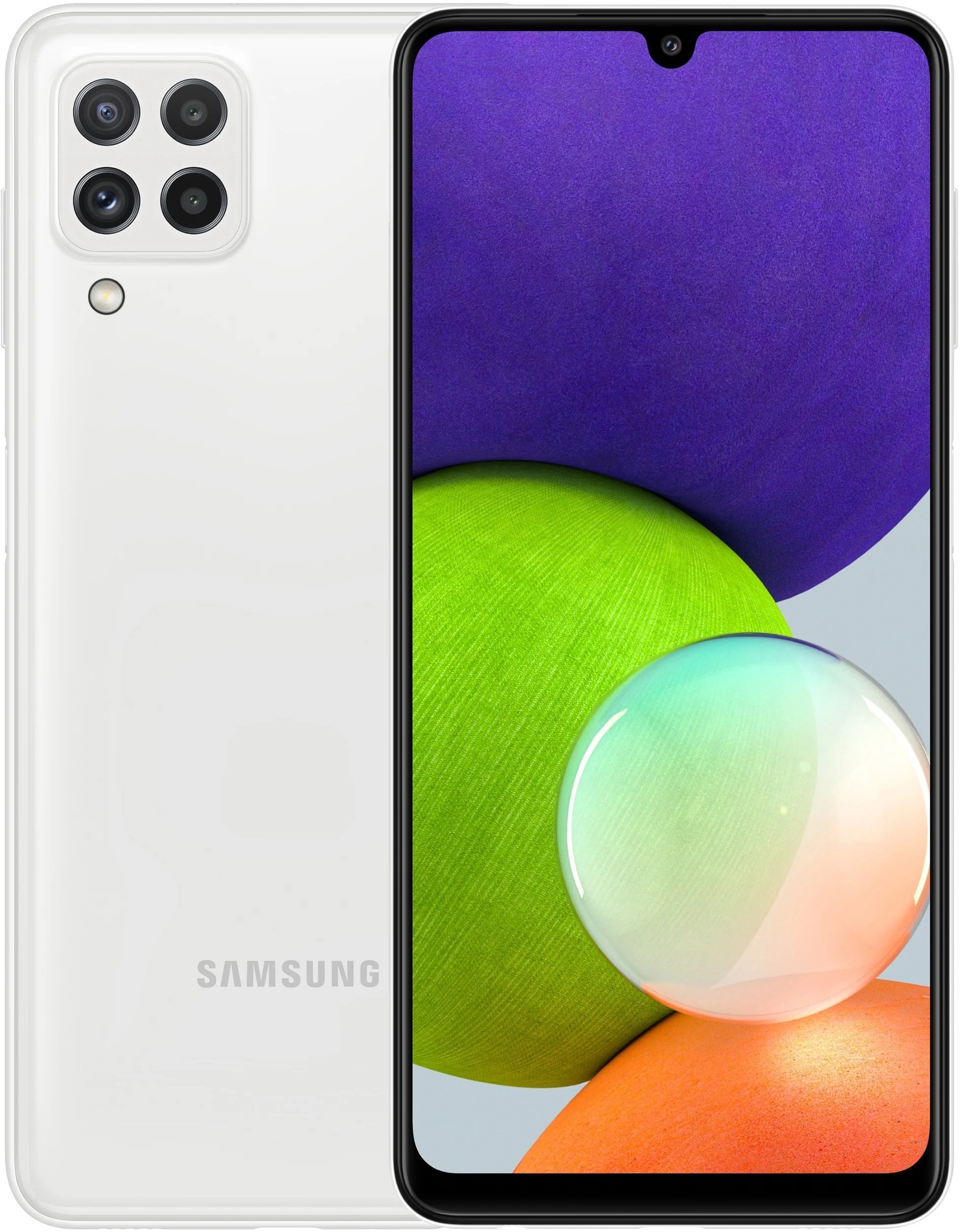 

SAMSUNG Galaxy A22 4/64Gb White, Белый