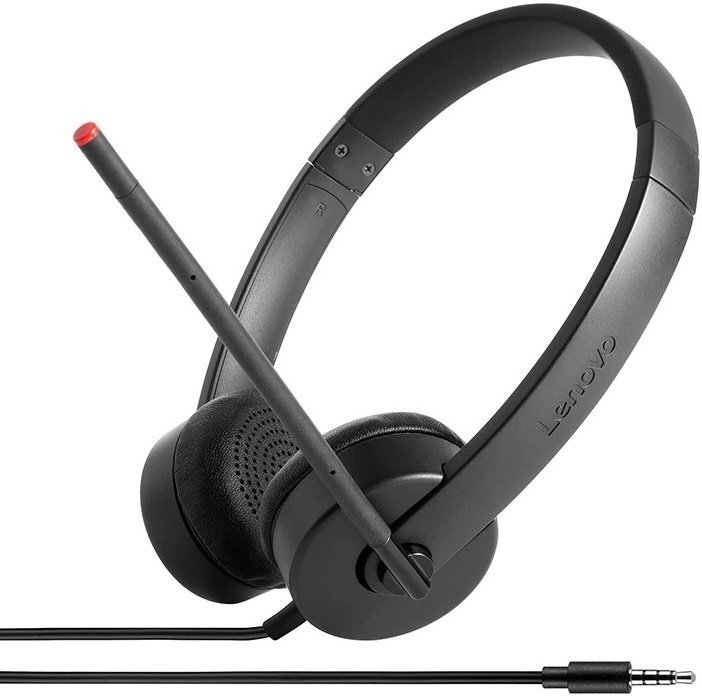 

LENOVO Essential Stereo Analog Headset (4XD0K25030), Чёрный