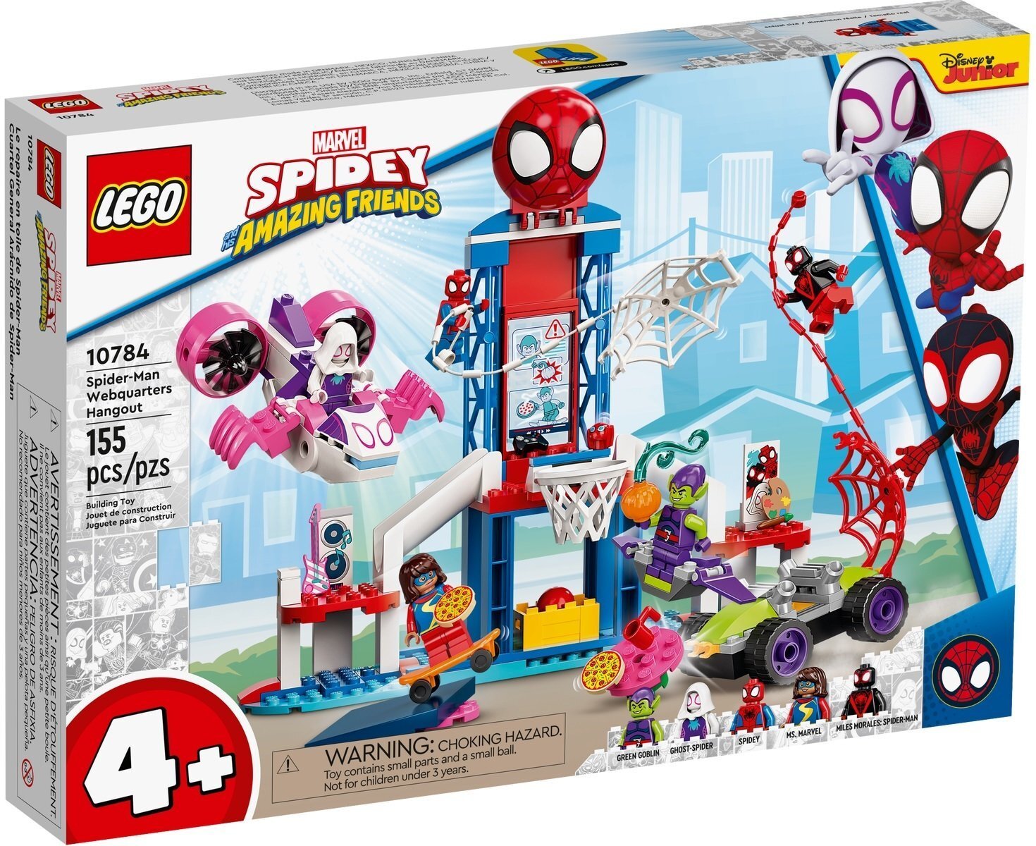 

LEGO Marvel Видеовстреч в Интернете с участием Человека-паука (10784), Разноцветный