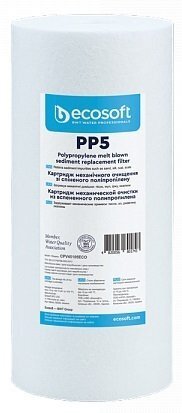 

Ecosoft Картридж из вспененного полипропилена 4.5х10" (CPV45105ECO)