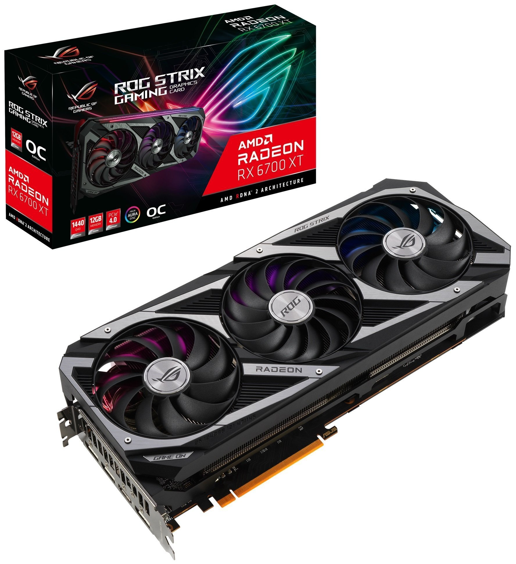 

ASUS Radeon RX 6700 XT 12GB DDR6 STRIX GAMING OC (STRIX-RX6700XT-O12G-GAM)