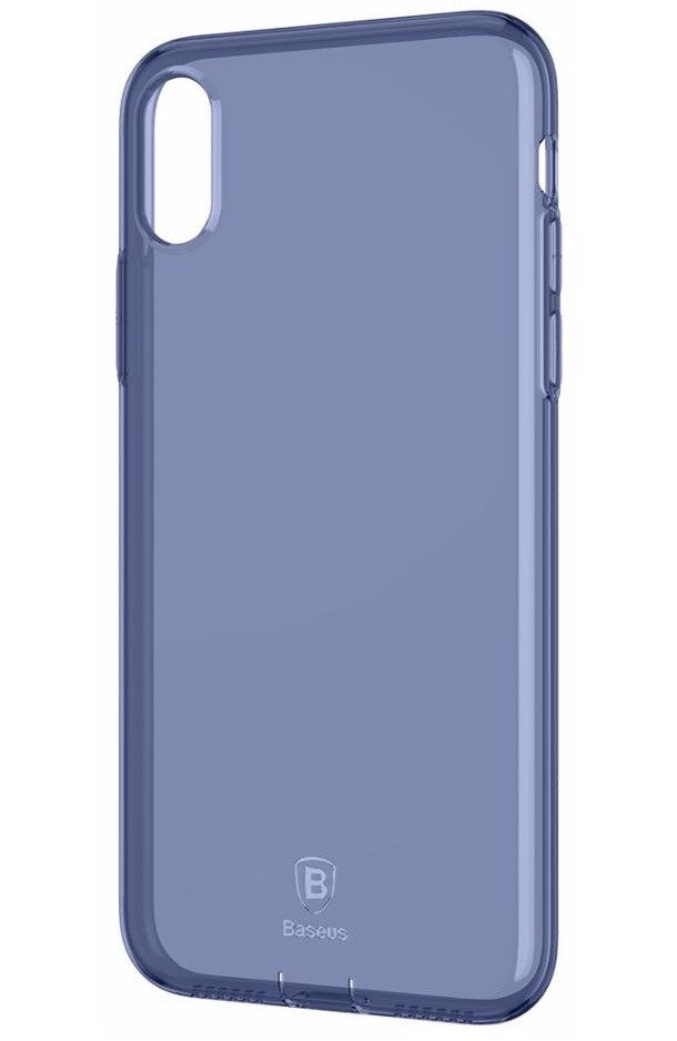 

Baseus для iPhone X/Xs Simple Series Pluggy Transparent Blue (ARAPIPHX-A03), Синий