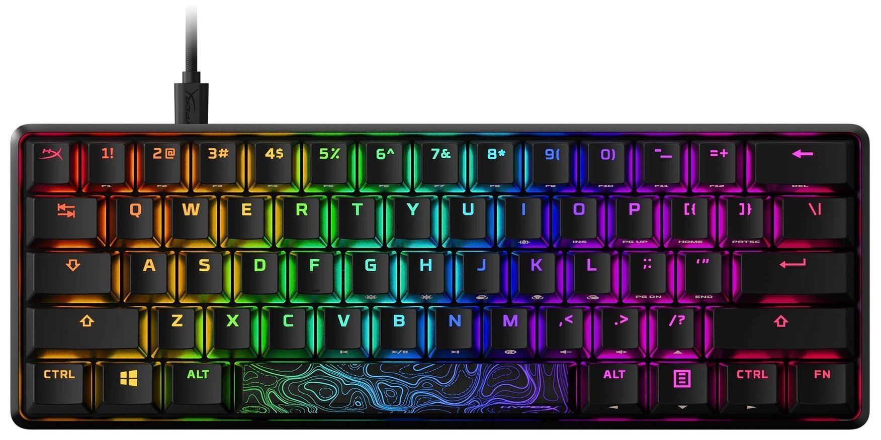 

HyperX Alloy Origins 60 (HKBO1S-RB-RU/G), Чёрный