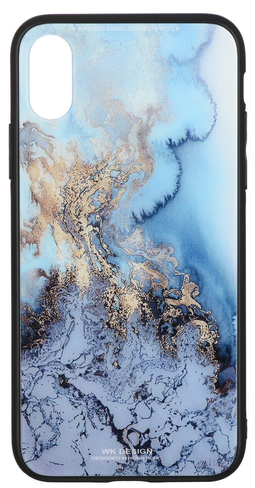 

WK для Apple iPhone XS/X WPC-061 Marble wave (681920360360), Голубой