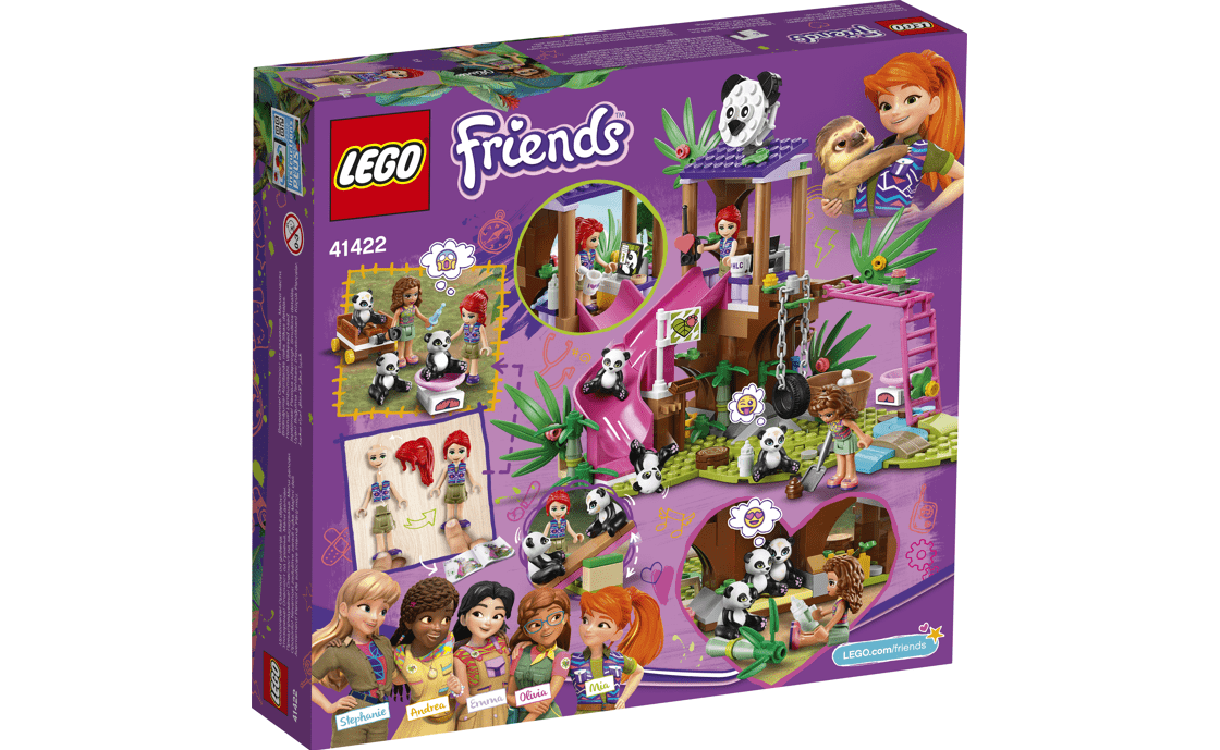 

LEGO Friends Будиночок панди на дереві в джунглях (41422)