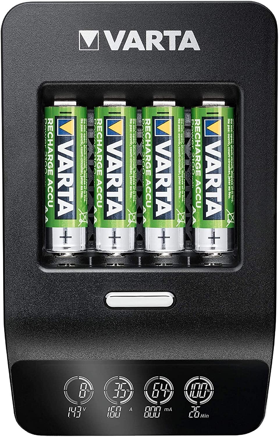 

VARTA LCD Ultra Fast Plus Charger + 4xAA 2100 mAh (57685101441)