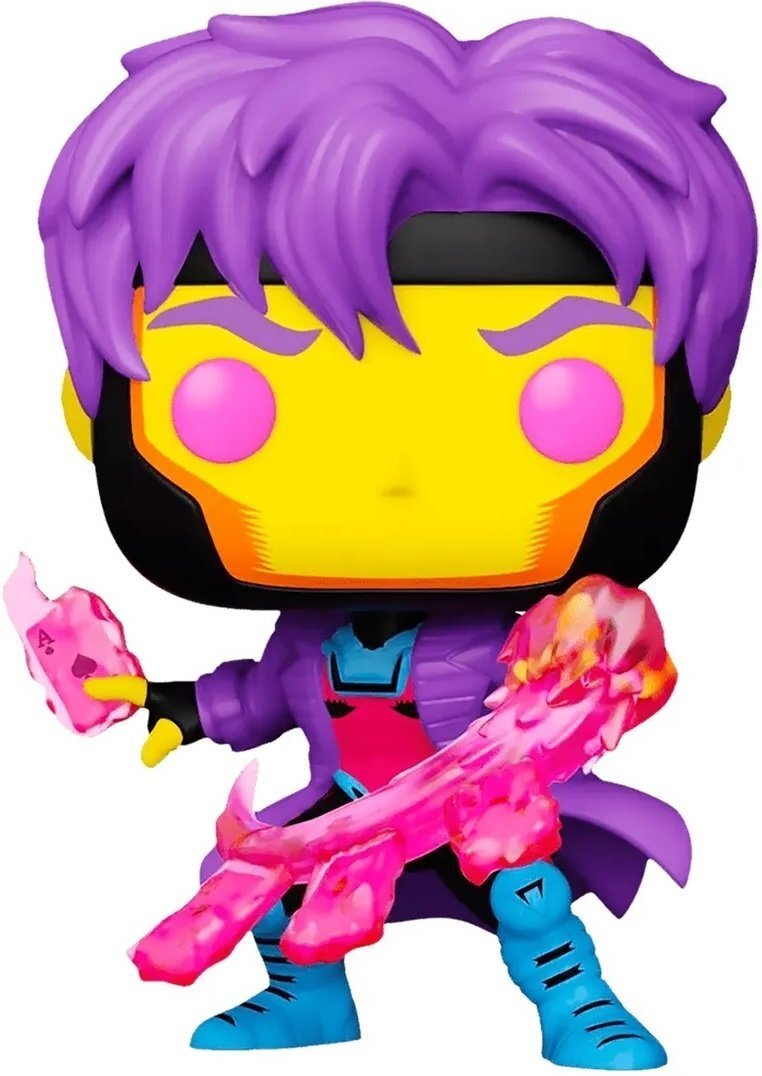 

Funko POP! Bobble Marvel Black Light Gambit (Exc) (FUN25491005), Розовый|жёлтый