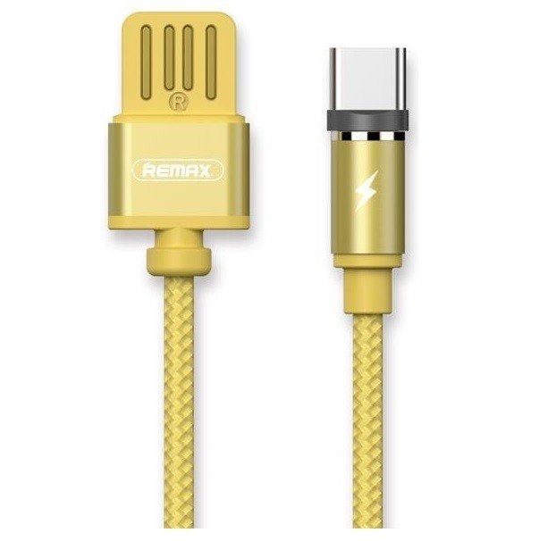 

REMAX Gravity series Magnetic cable Type-C Data/Charge 1M, gold (RC-095A-GOLD)