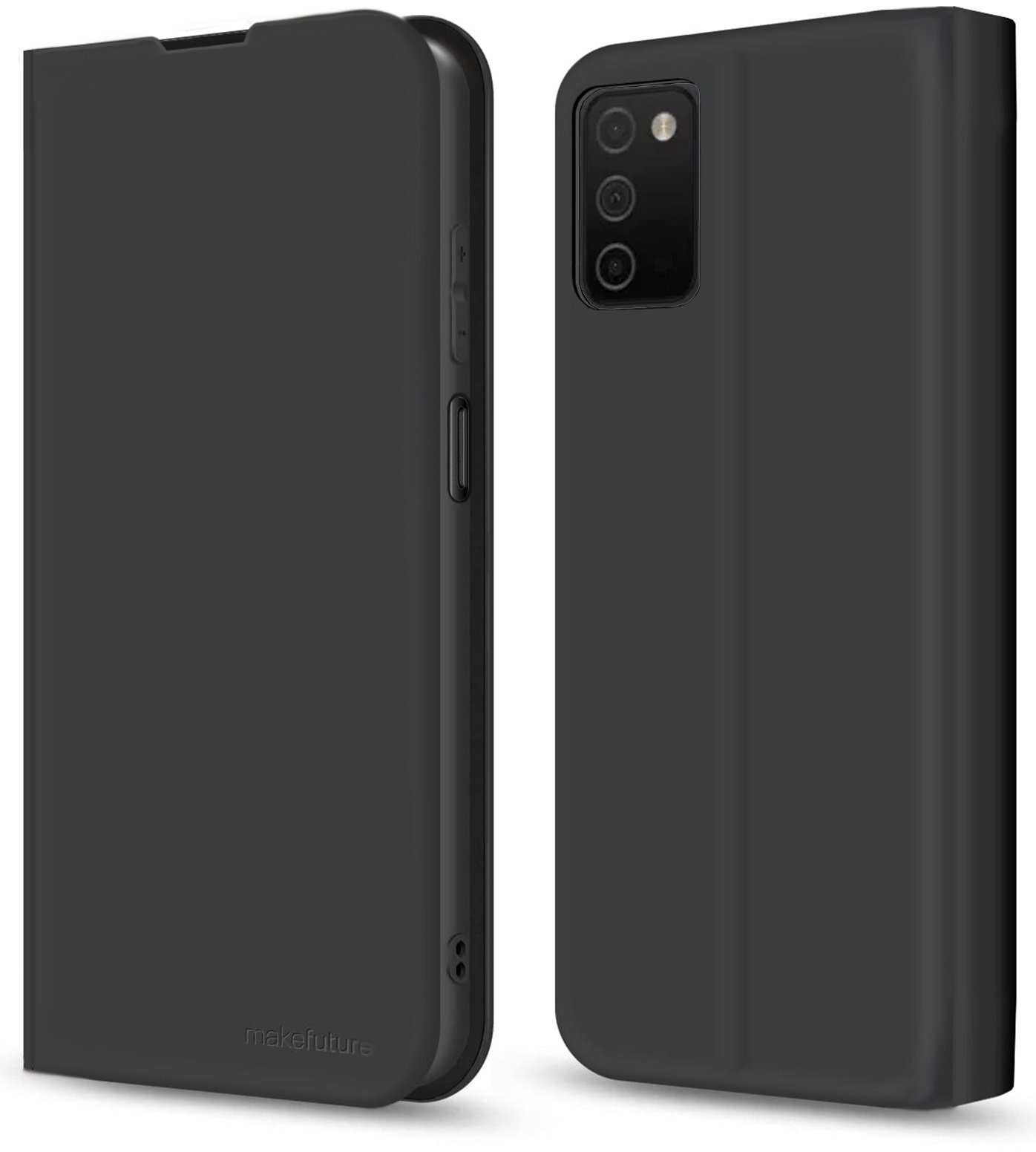 

MakeFuture для Galaxy A03s Flip Soft-Touch PU Black (MCP-SA03SBK), Чёрный