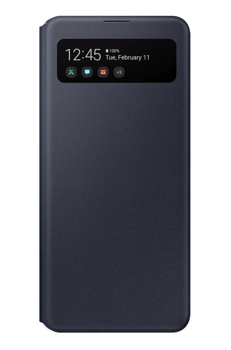 

SAMSUNG для Galaxy A41 (A415) S View Wallet Cover Black (EF-EA415PBEGRU)