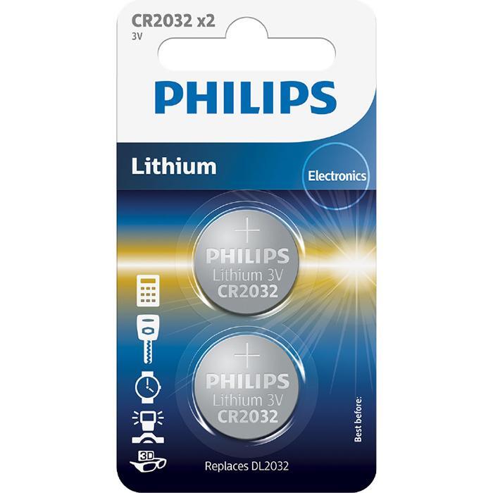 

PHILIPS Lithium CR 2032 BLI 2 (CR2032P2/01B)