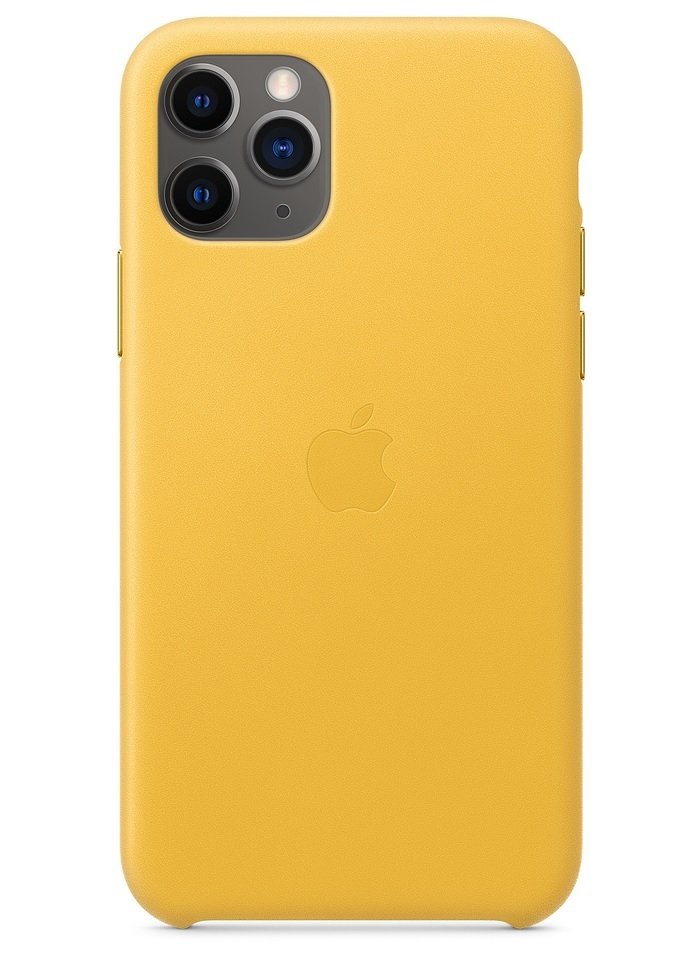 

APPLE для iPhone 11 Pro Leather Case Meyer Lemon (MWYA2ZM/A)
