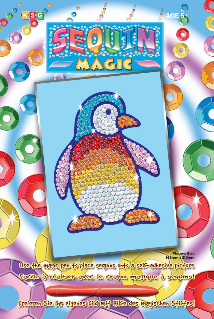 

Sequin Art SEQUIN MAGIC Penguin (SA0902)