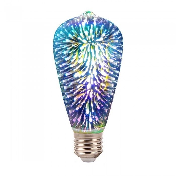 

V-TAC, 3W, 3D FILAMENT BULB-3000K (3800157641531