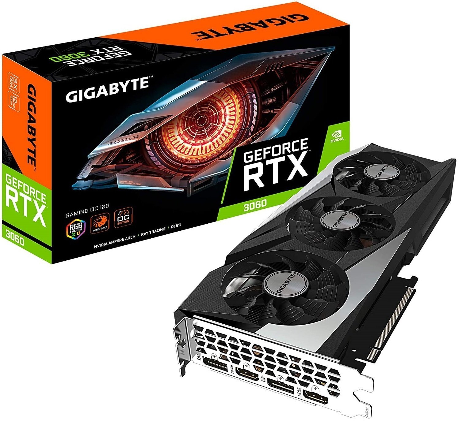 

GIGABYTE GeForce RTX3060 GAMING OC LHR (GV-N3060GAMINGOC-12GD2.0)
