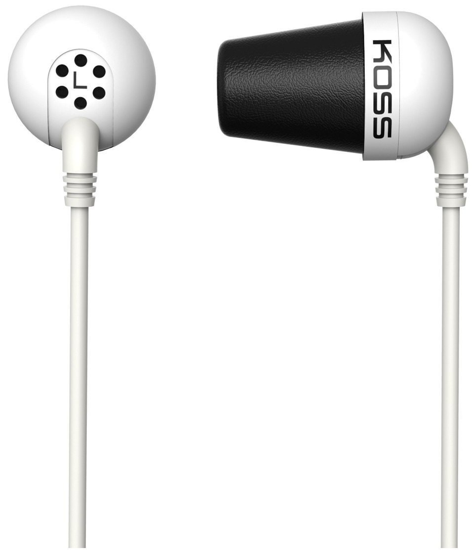 

KOSS The Plug Noise Isolating White (194770.101), Белый|чёрный