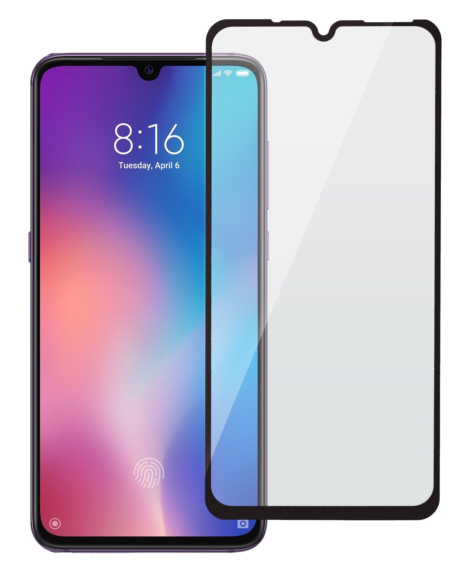 

2E для Xiaomi Redmi 9 2.5D FCFG Black border (2E-MI-9-SMFCFG-BB), Прозрачный