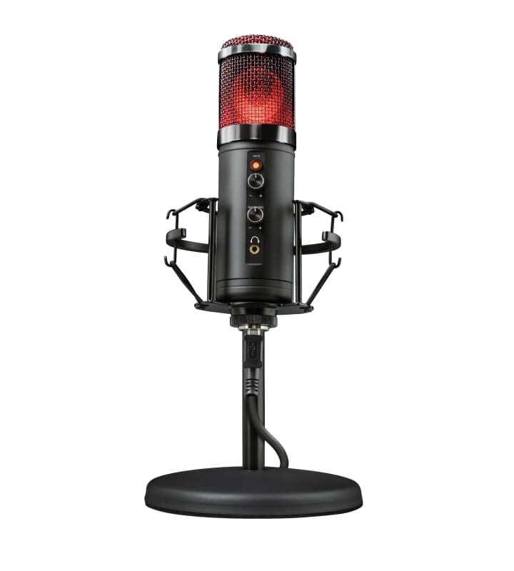 

TRUST GXT 256 Exxo USB Streaming Microphone (23510), Чёрный