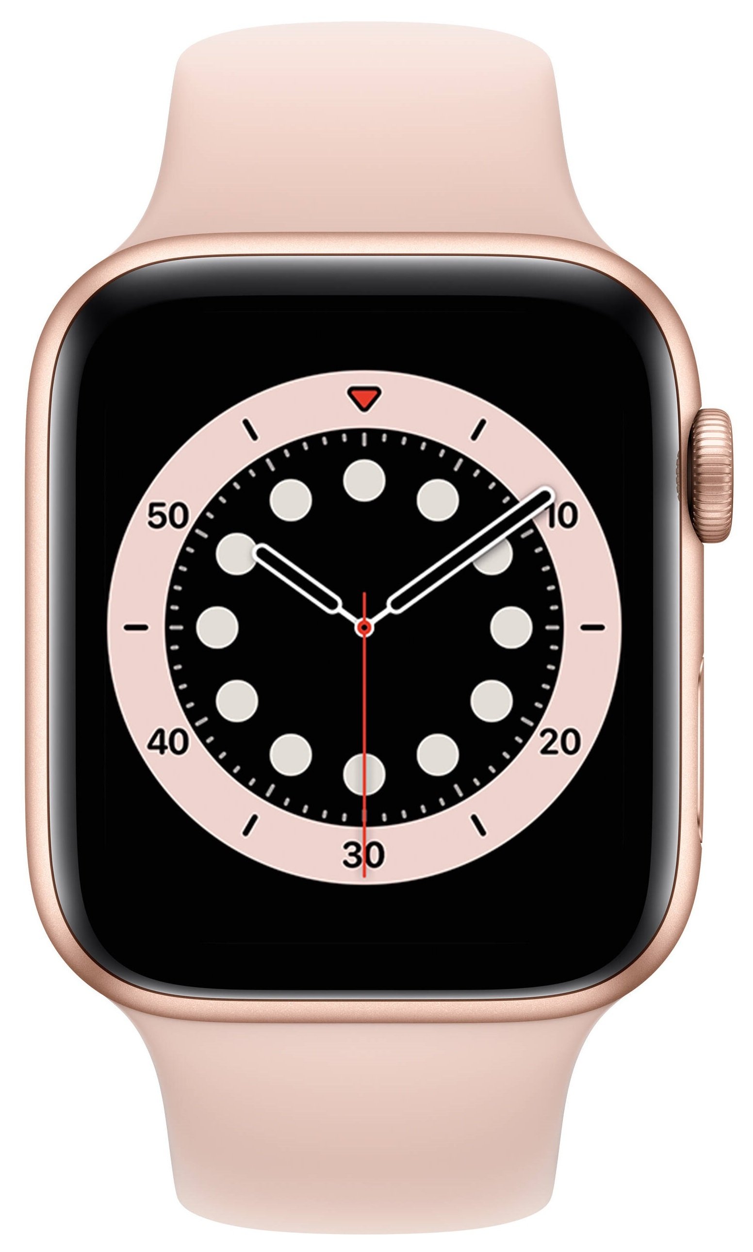 

APPLE Watch Series 6 GPS 44mm Gold Aluminium Case with Pink Sand Sport Band Regular