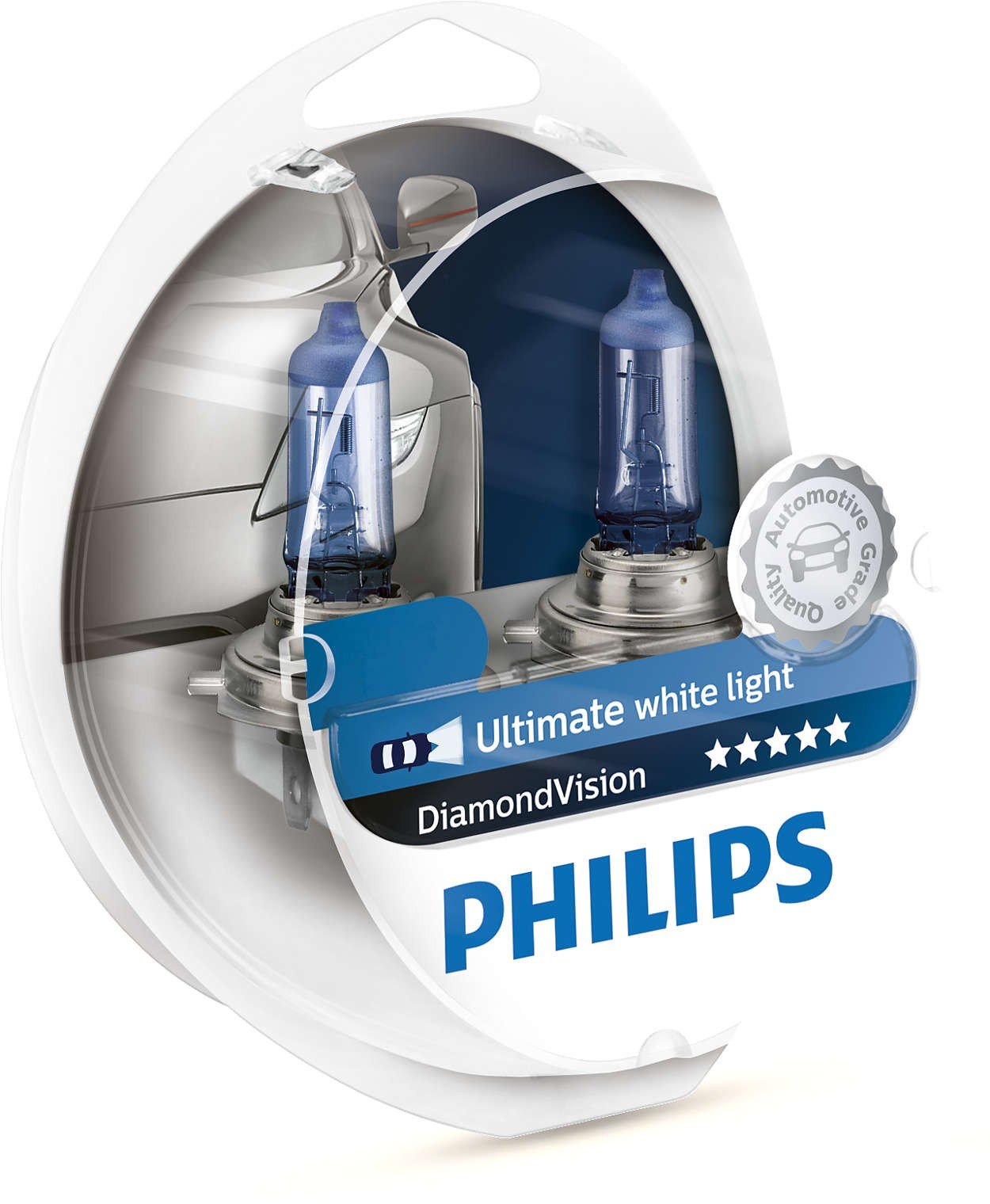 

PHILIPS H3 Diamond Vision 5000K, 2шт/блистер (12336DVS2)