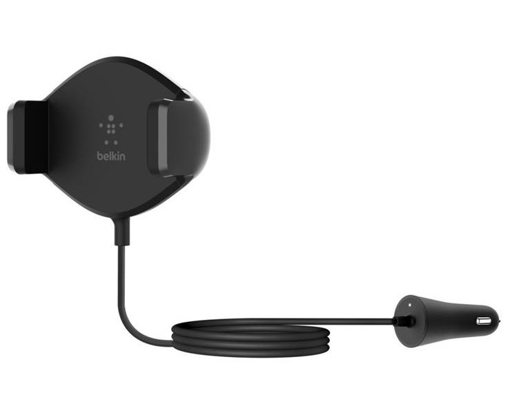 

BELKIN Qi Wireless Charging Car Mount (10W) Black (F7U053BTBLK), Чёрный